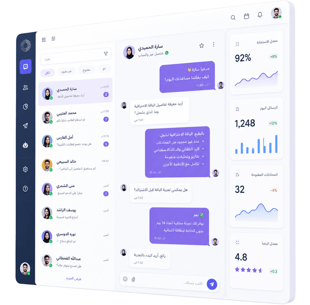 منصة C-Flow لإدارة واتساب وفرق العمل